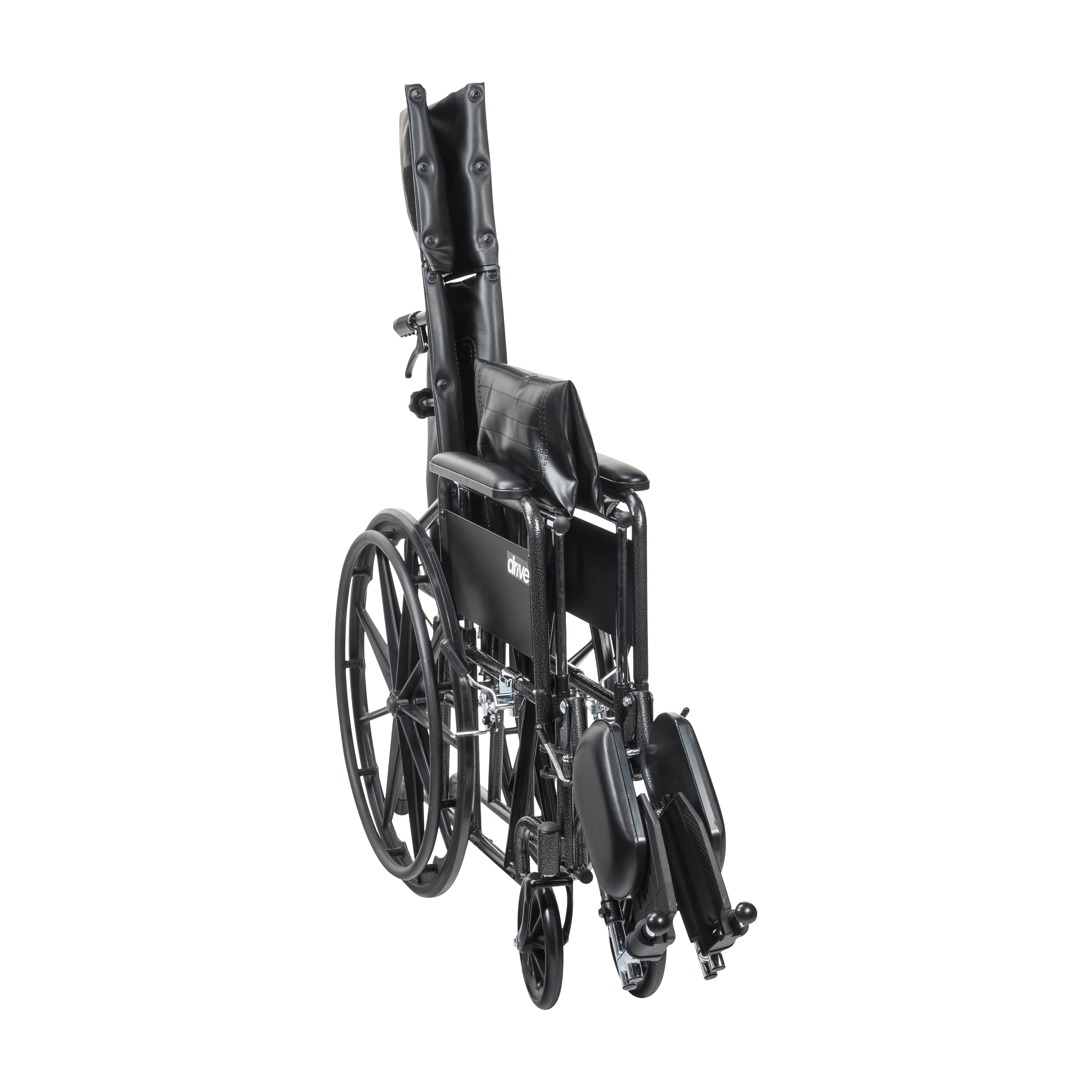 Drive Medical Silver Sport Full-Reclining Wheelchair