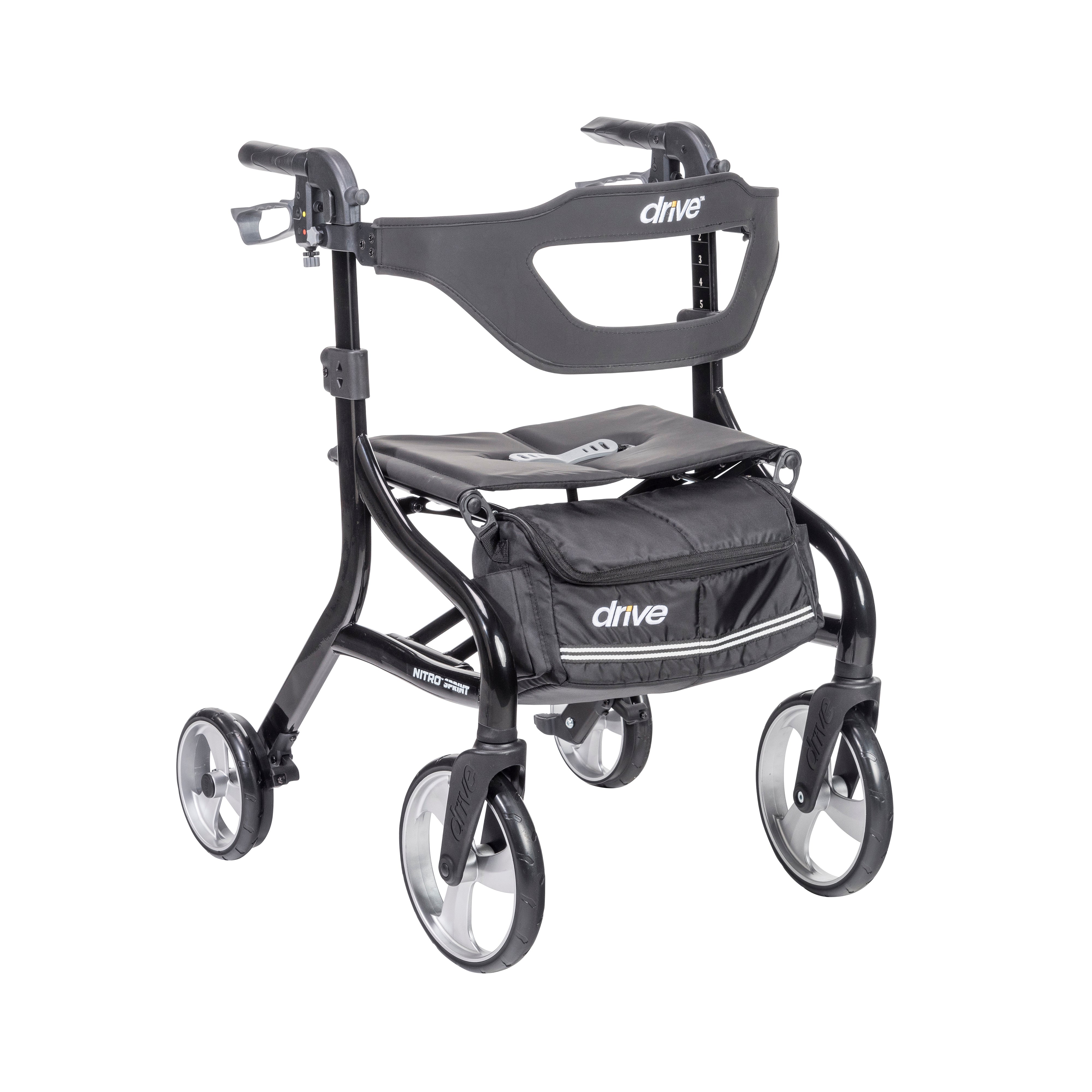Drive Medical Nitro Sprint Rollator Rolling Walker