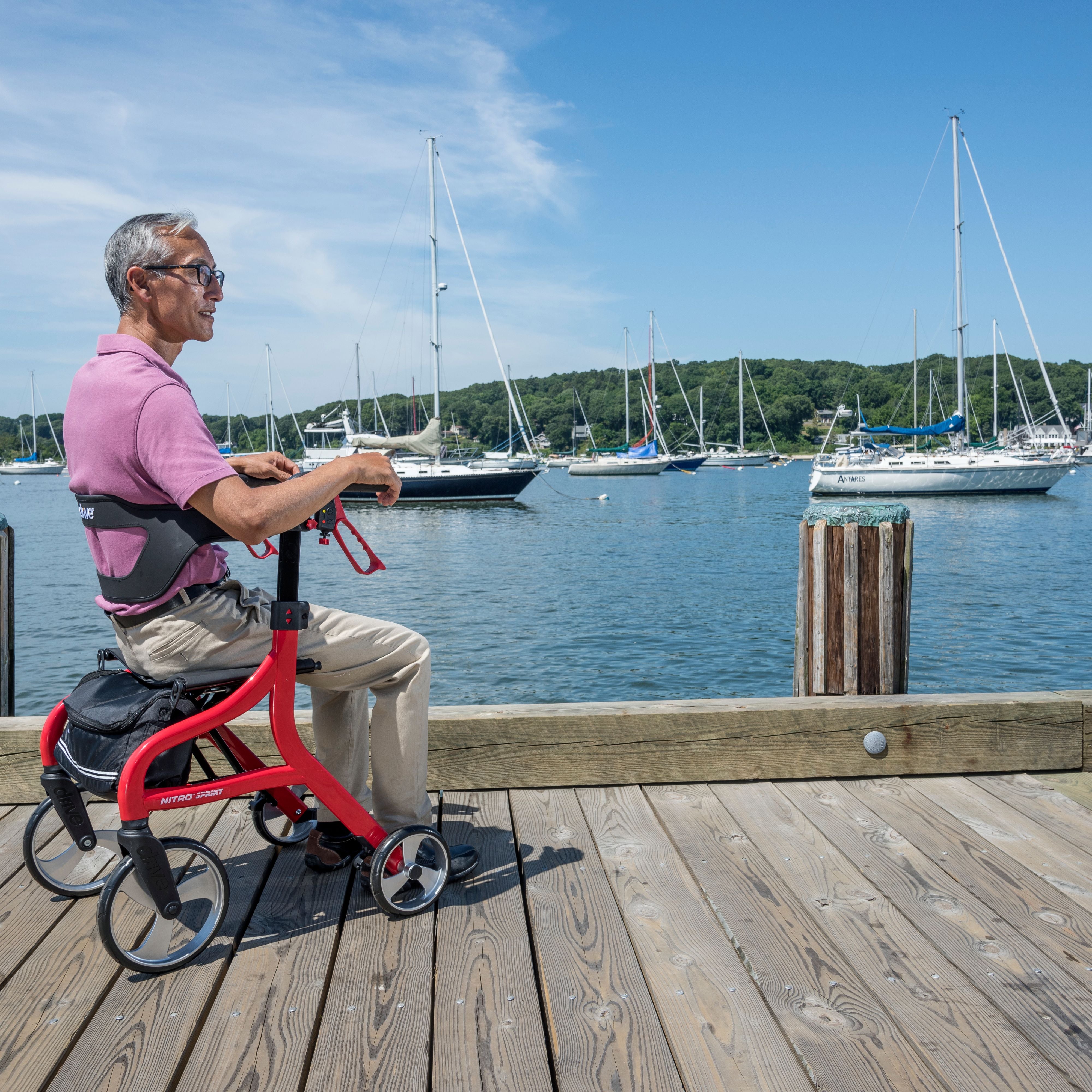 Drive Medical Nitro Sprint Rollator Rolling Walker