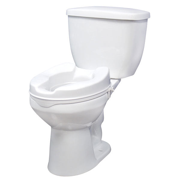 Drive Medical Raised Toilet Seat with Lock, Standard Seat