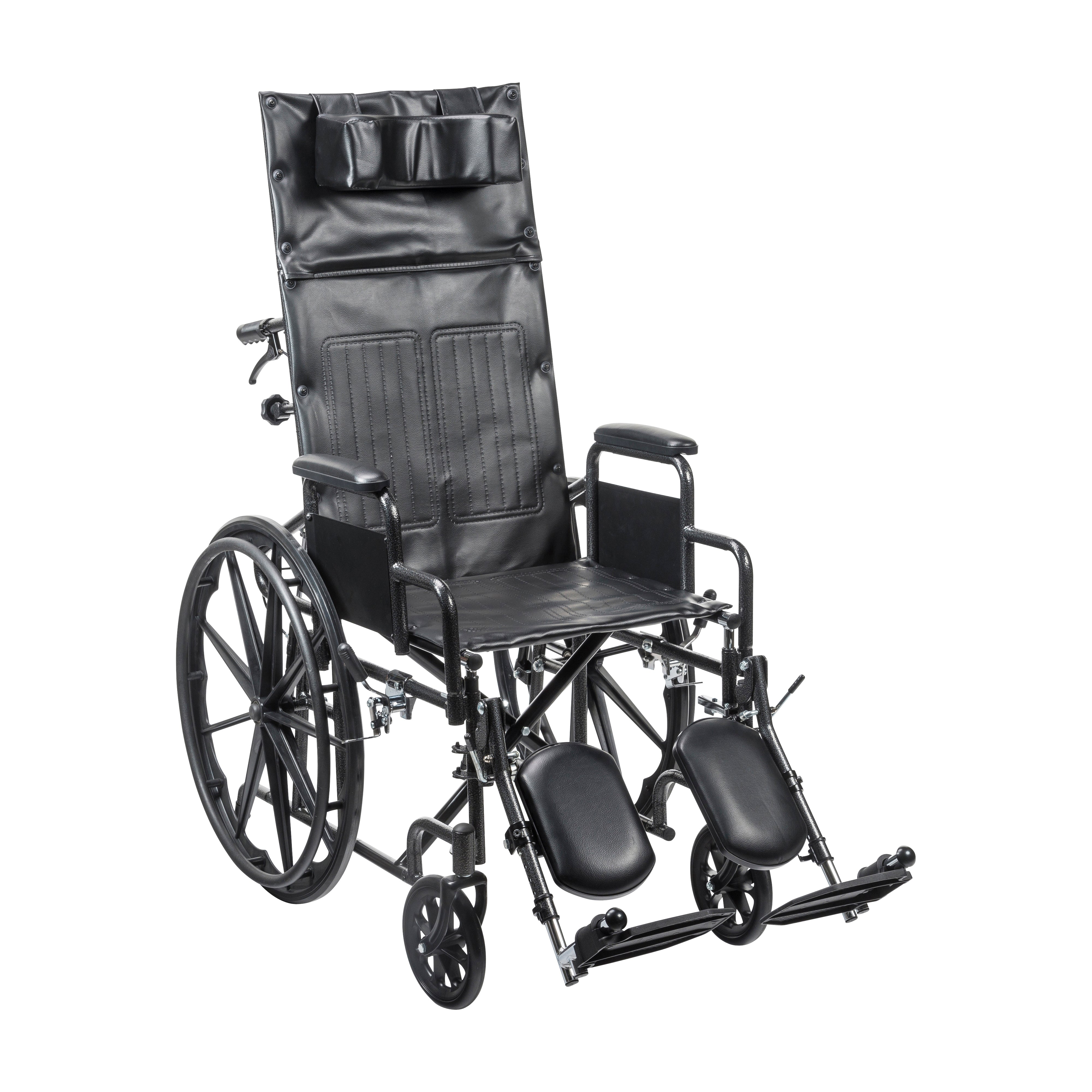 Drive Medical Silver Sport Full-Reclining Wheelchair