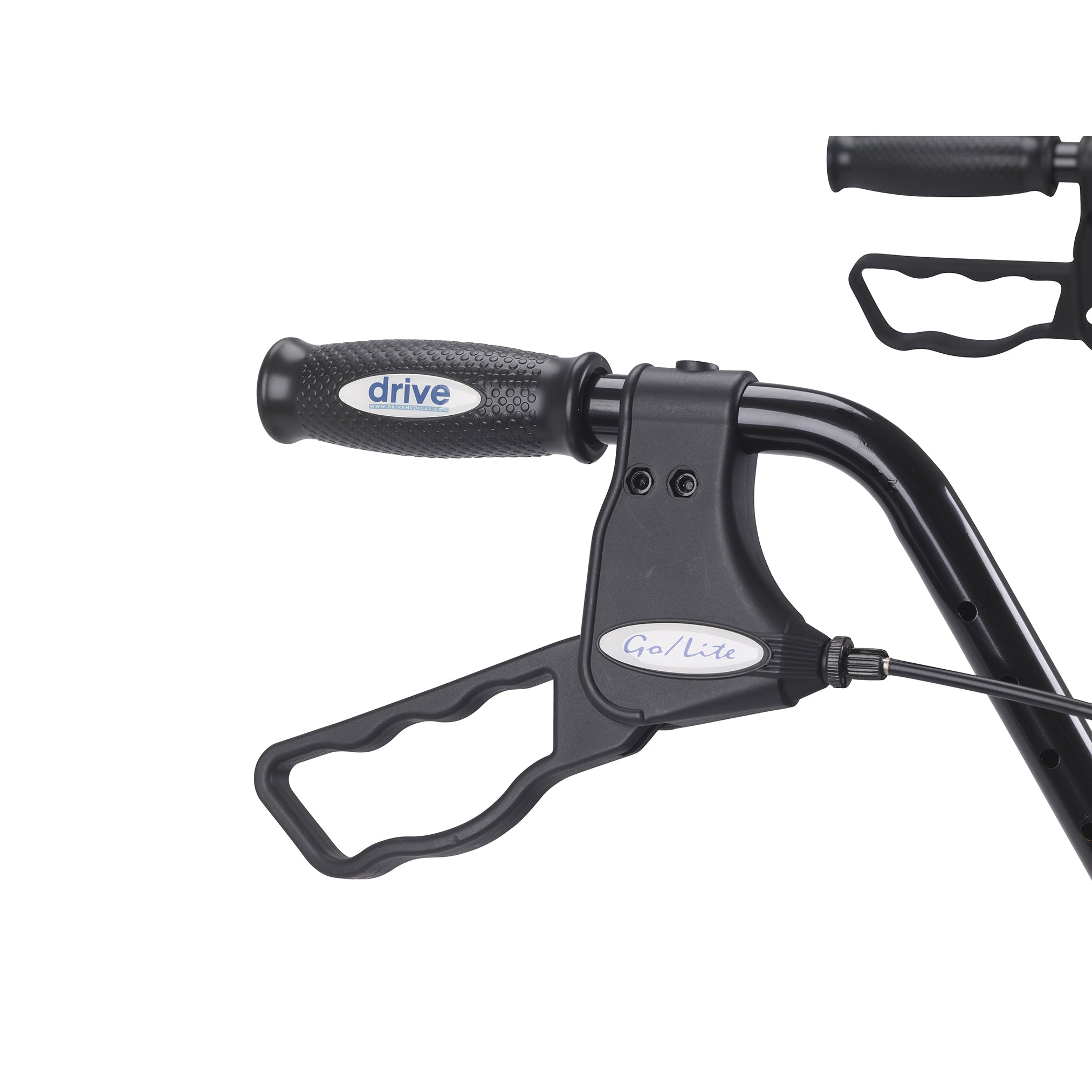 Drive Medical Heavy Duty Bariatric Rollator Rolling Walker with Large Padded Seat