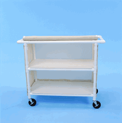 Healthline Two Shelf Cart, 42″ x 20″ Shelves