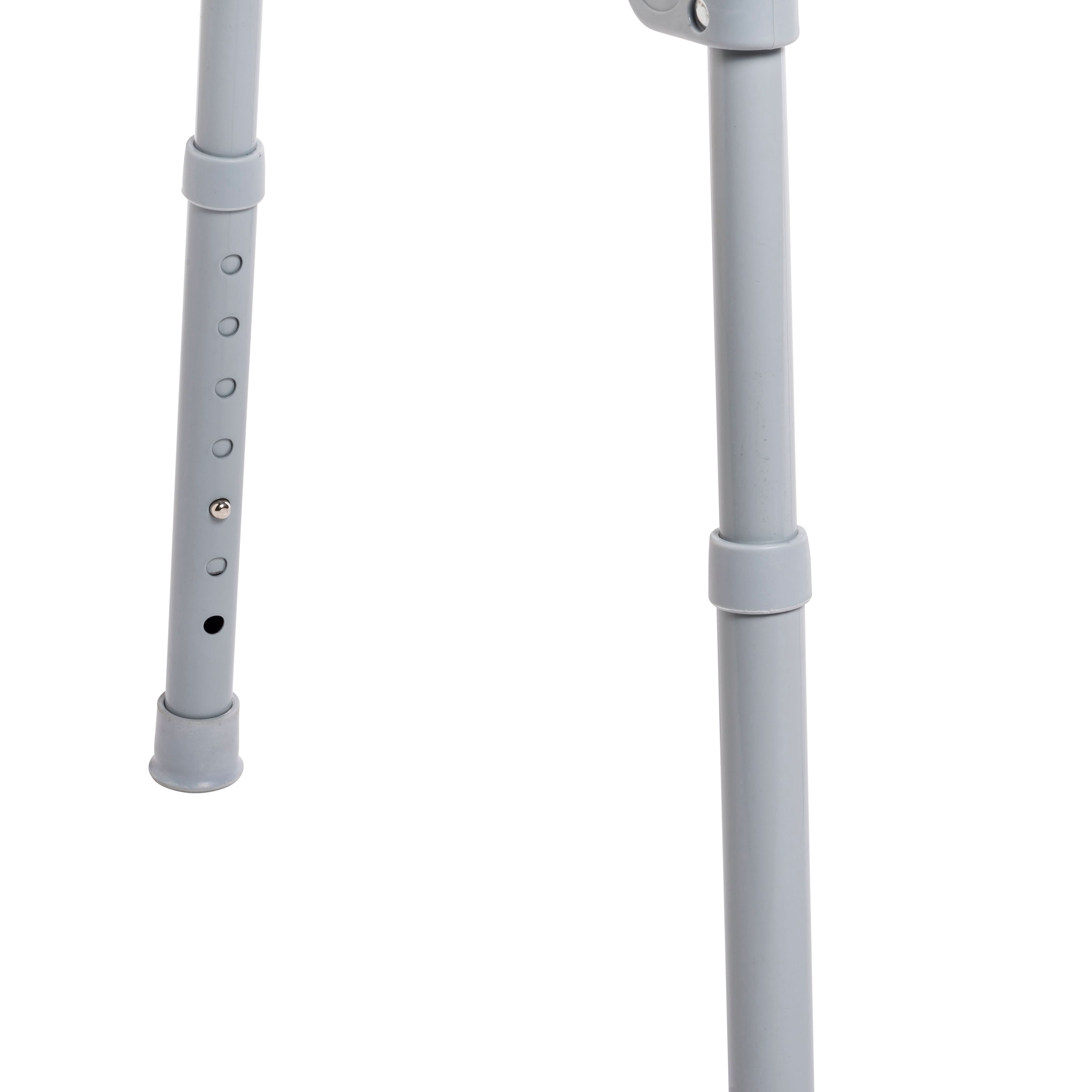 Drive Medical Steel Folding Deep Seat Bedside Commode