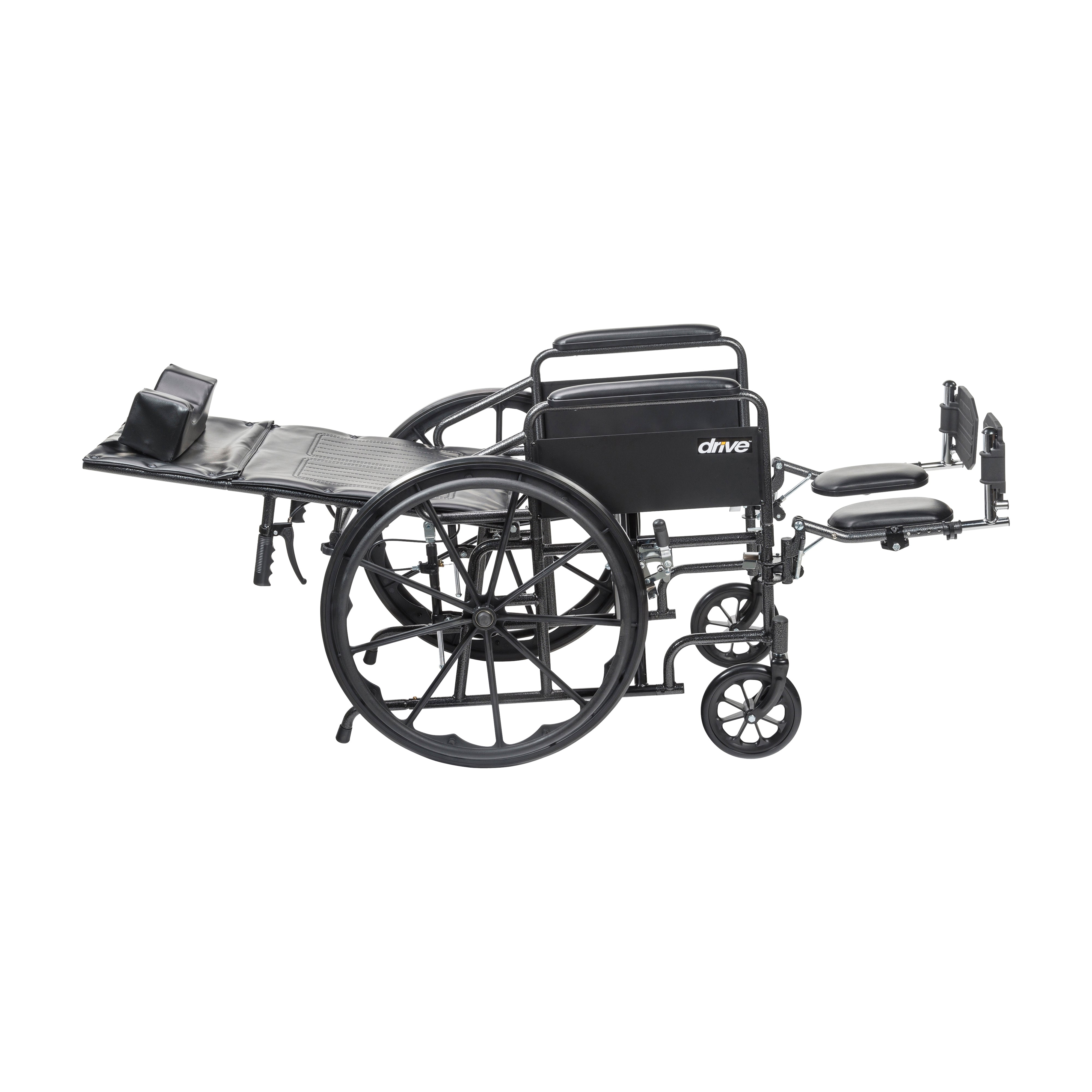 Drive Medical Silver Sport Full-Reclining Wheelchair