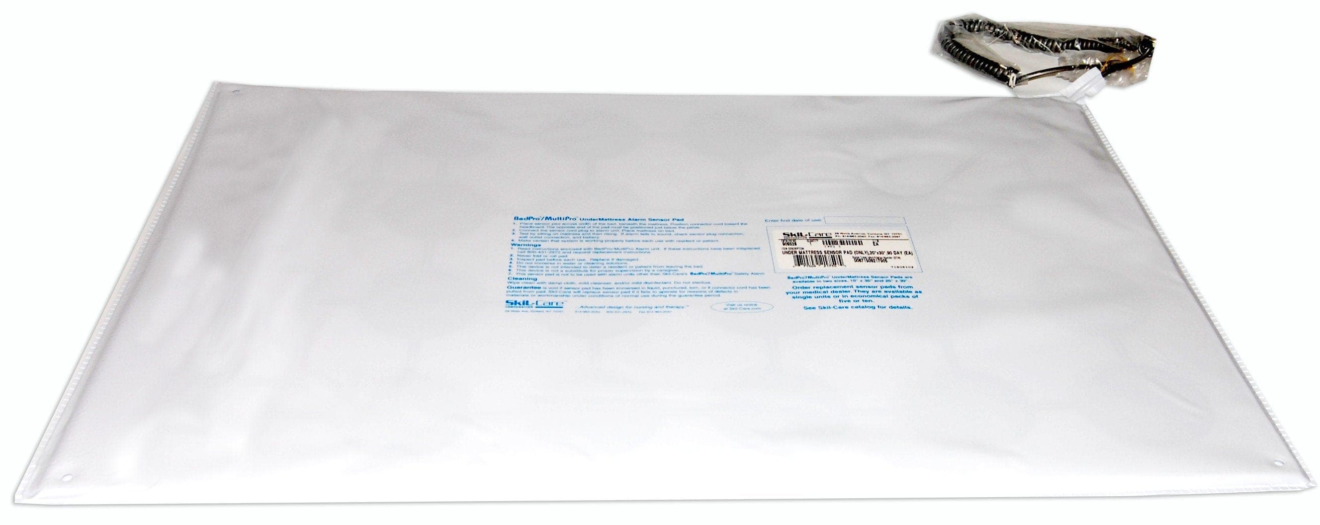 SkilCare SkilCare BedPro UnderMattress Sensor Pad w/11.5 Cord - 1 Year