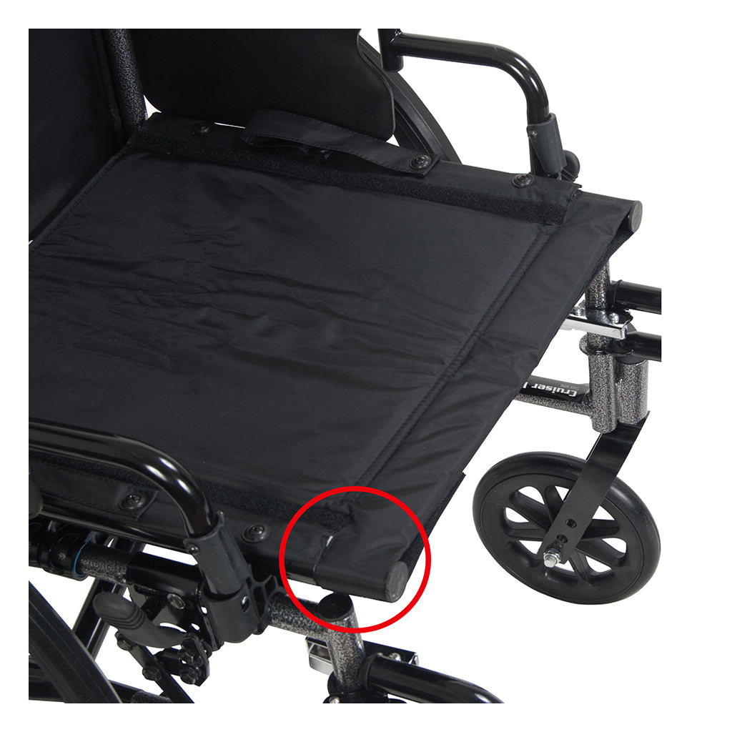 Drive Medical Cruiser X4 Lightweight Dual Axle Wheelchair with Adjustable Detatchable Arms