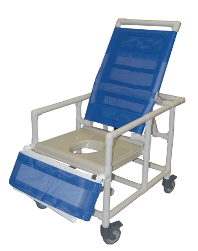 Healthline Bariatric reclining shower chair vacuum seat