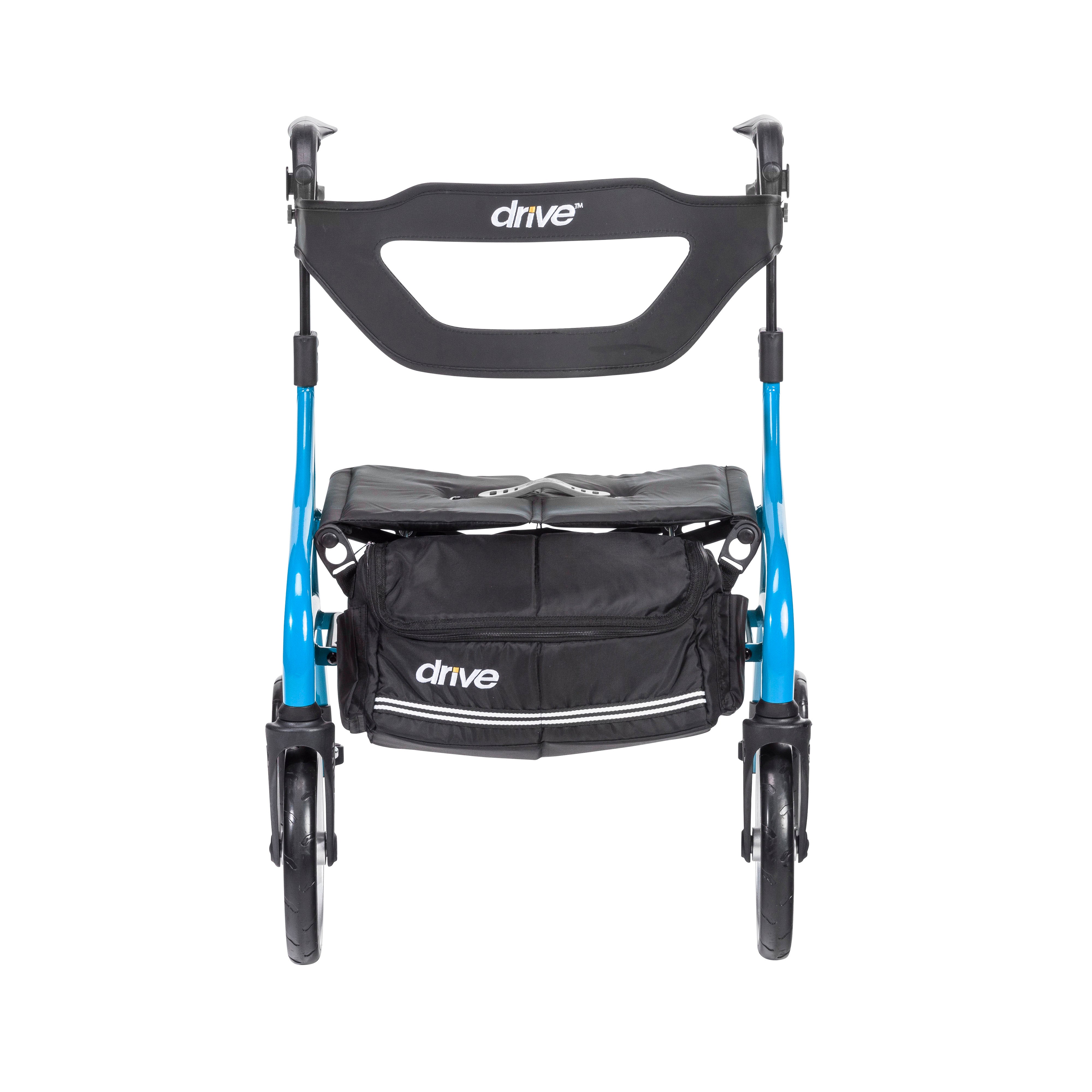 Drive Medical Nitro Sprint Rollator Rolling Walker, Hemi Height