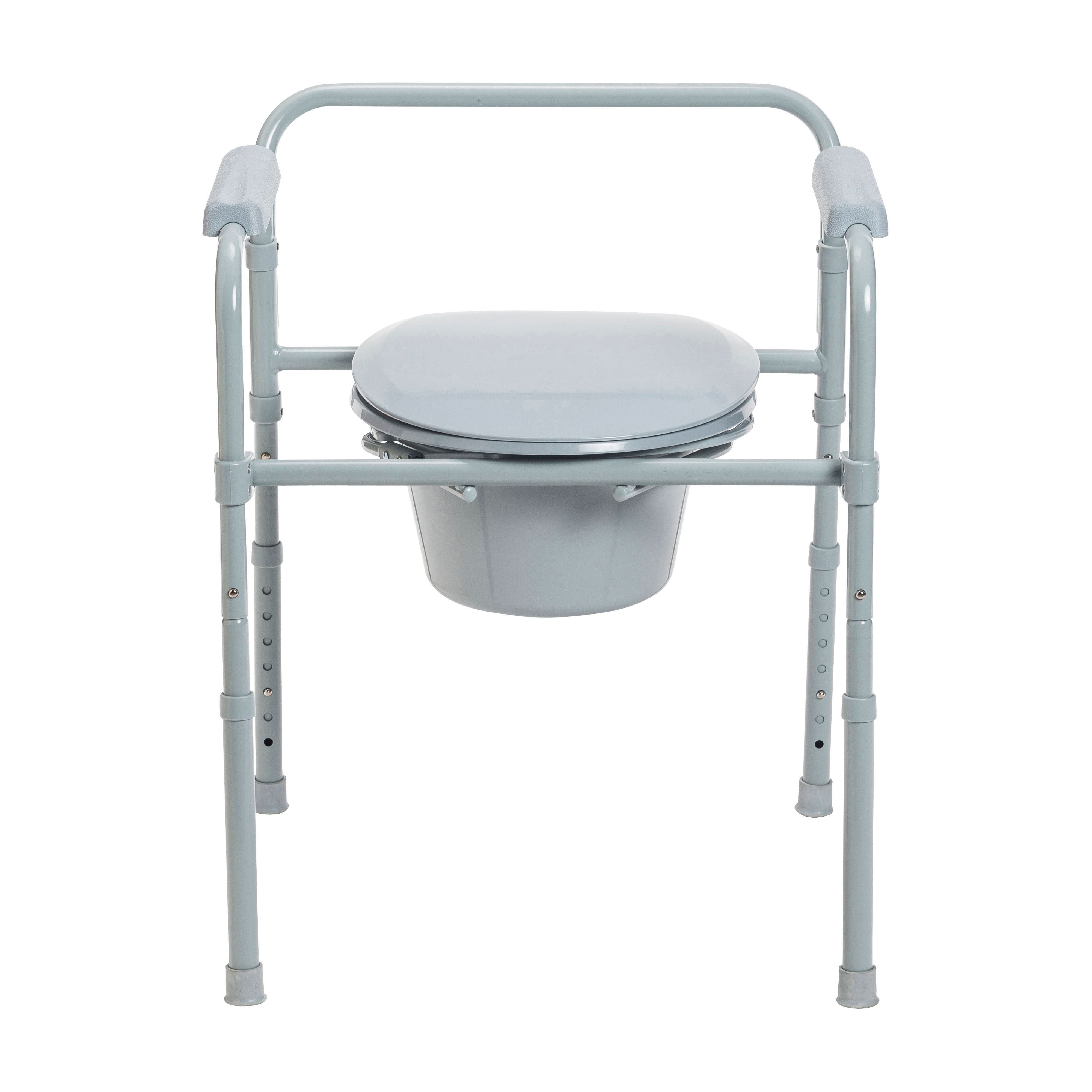 Drive Medical Steel Folding Frame Commode