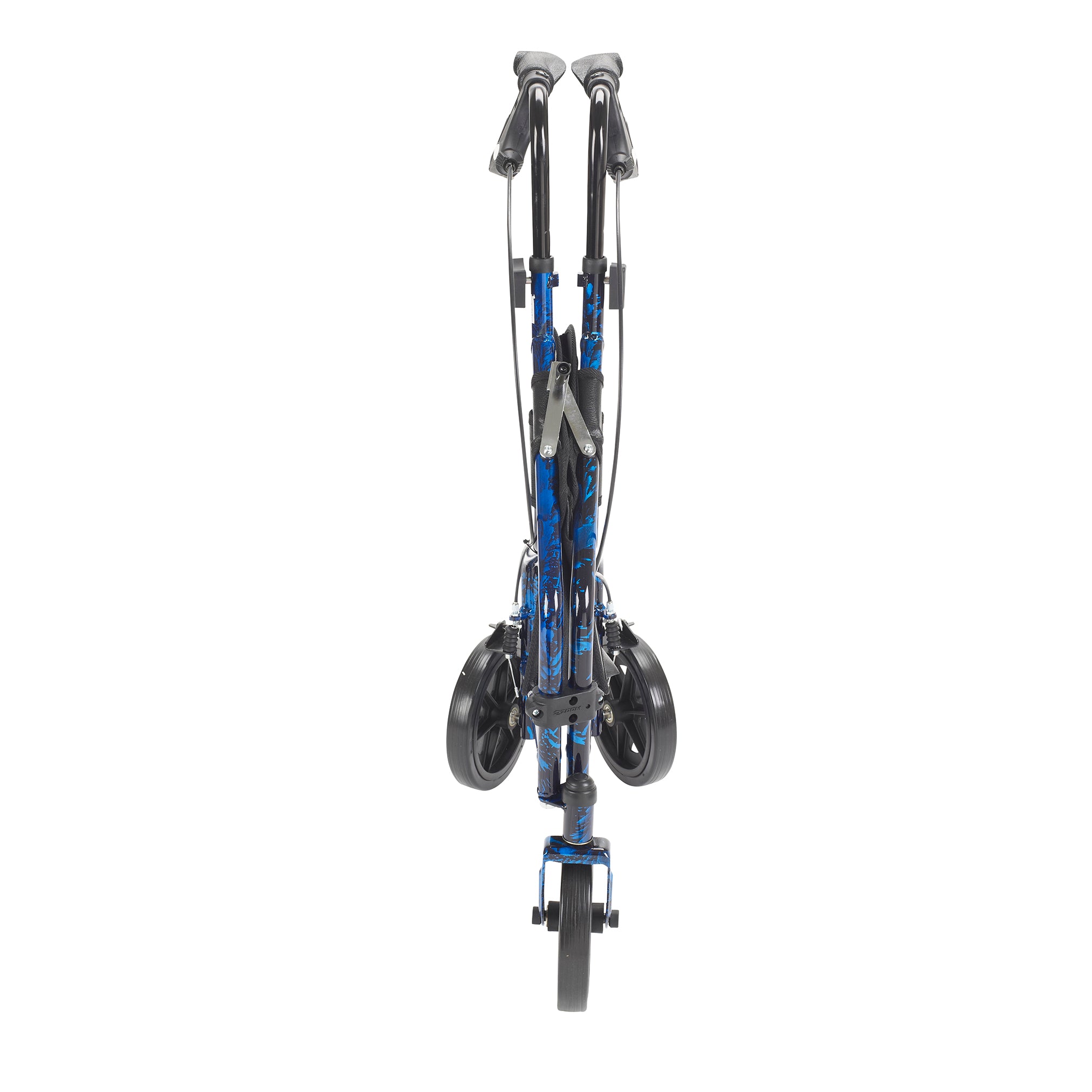 Drive Medical 3 Wheel Rollator Rolling Walker with Basket Tray and Pouch