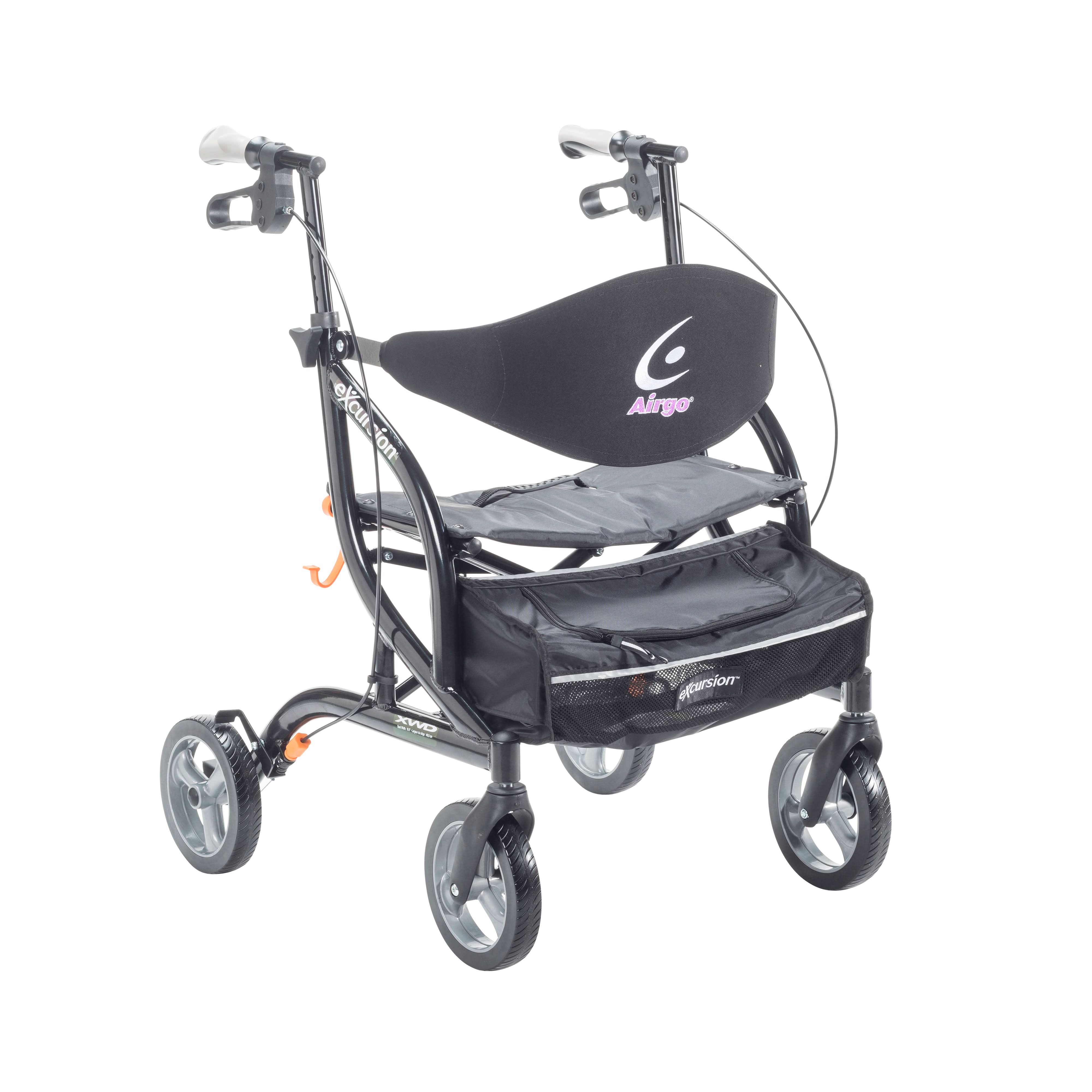 Drive Medical eXcursion XWD Heavy Duty Rollator Rolling Walker