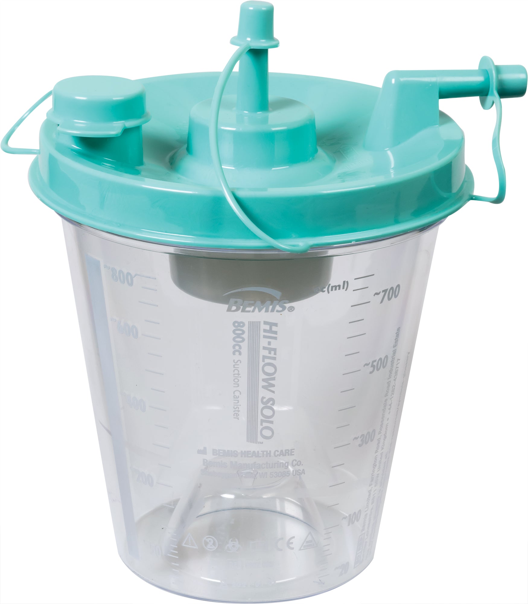 Compass Health 800cc Hi-Flow Suction Canister with Aerostat Filters