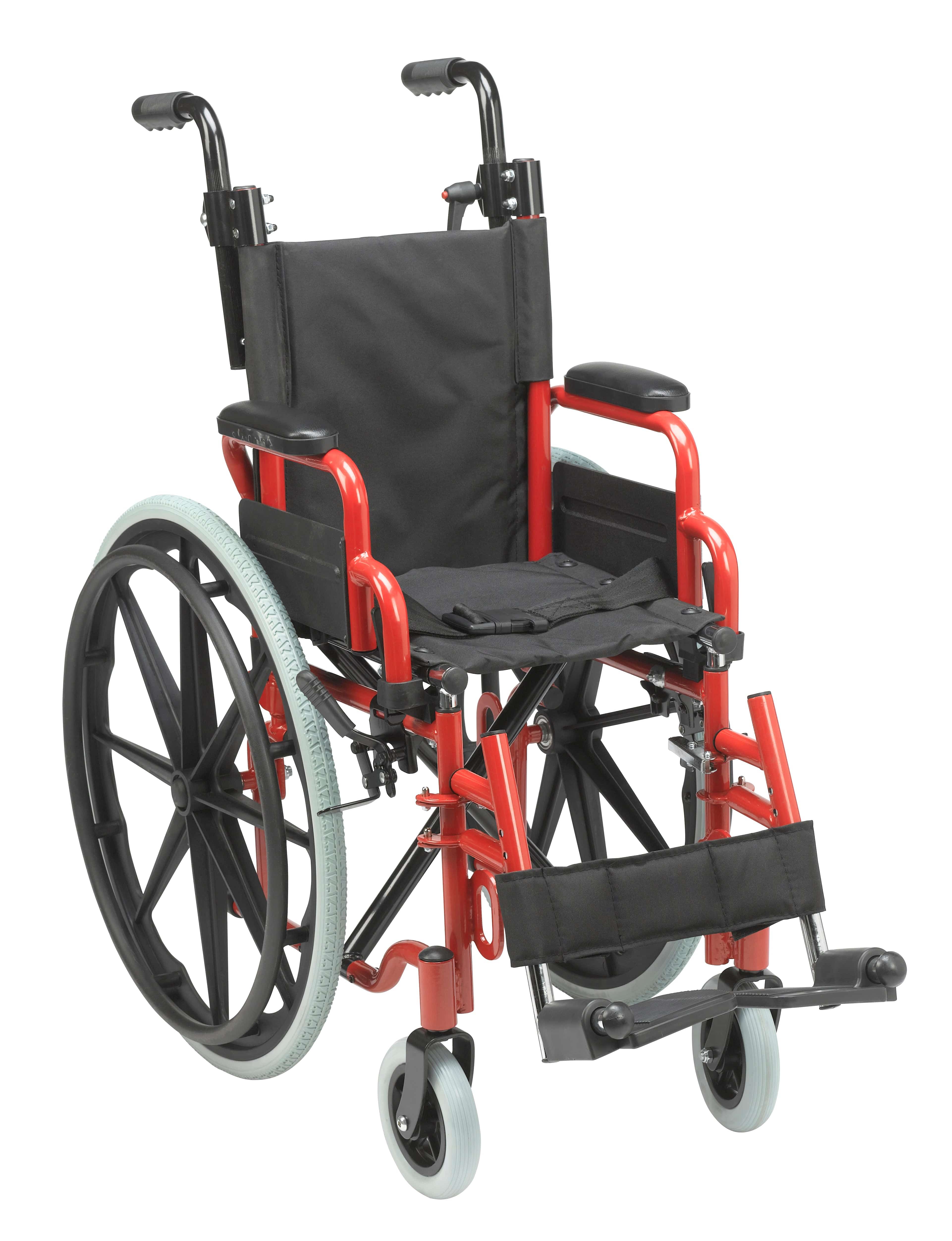 Drive Medical Drive Medical Wallaby Pediatric Folding Wheelchair WB1200-2GFR