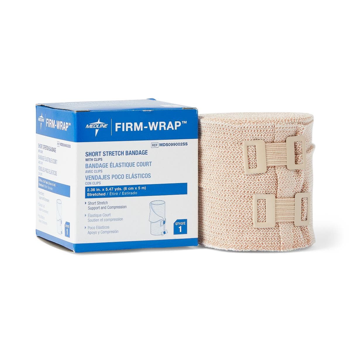 Medline Medline Firm-Wrap Short Stretch Bandages MDS099002SSH