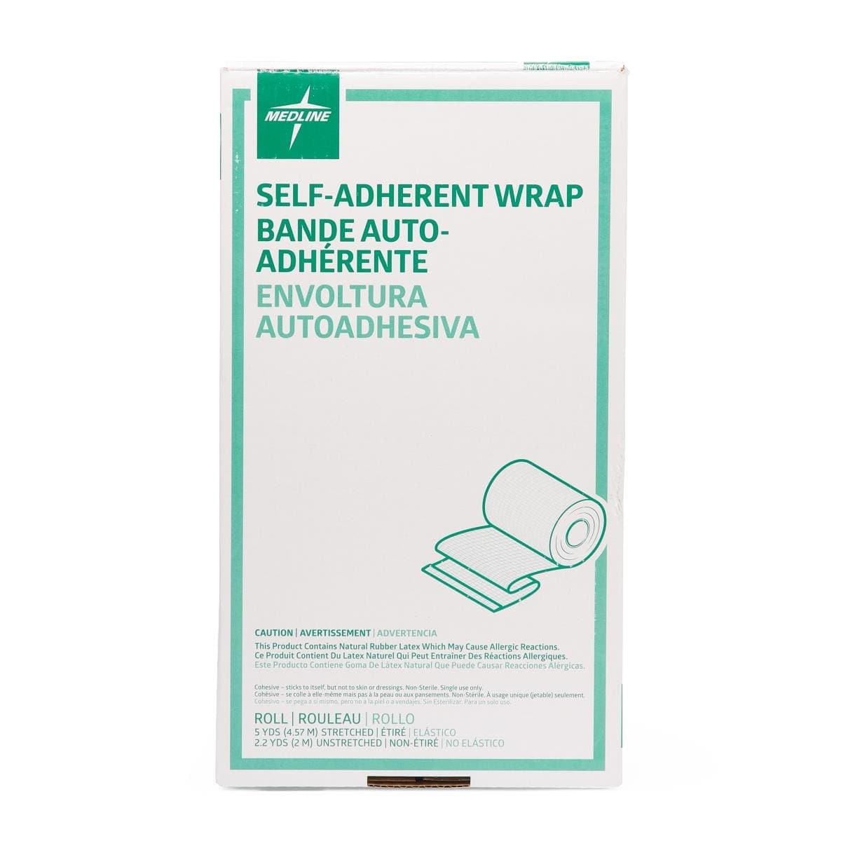 Medline Medline Nonsterile Self-Adherent Cohesive Latex Wraps PRM086002