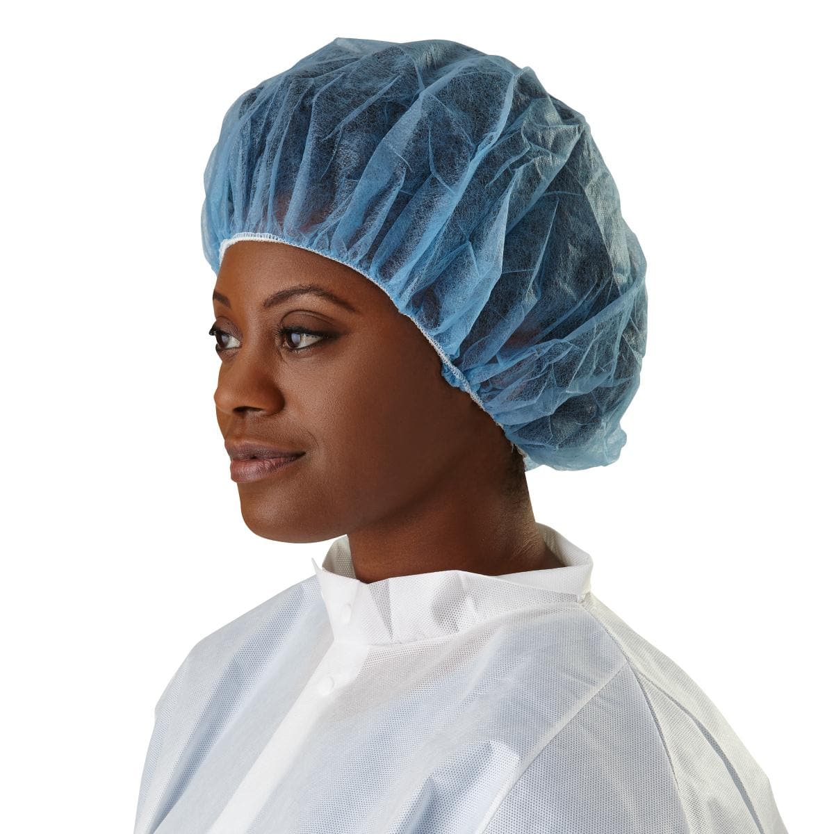 Medline Medline Single-Ply Polypropylene Bouffant Caps CRI1001Z