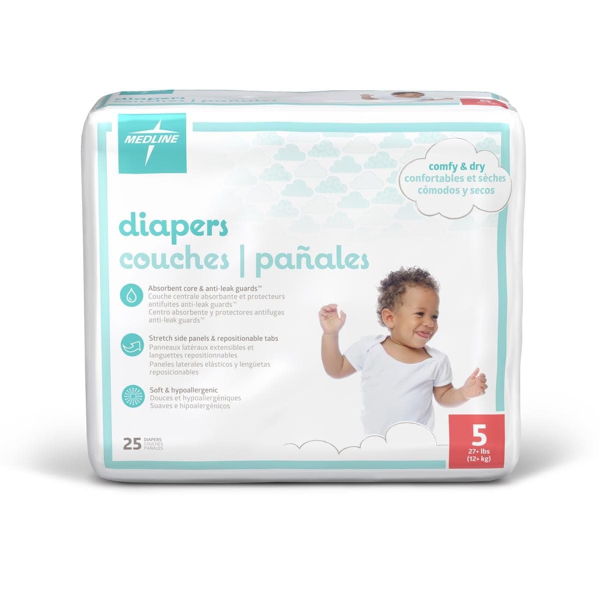 Medline Medline Disposable Baby Diapers MBD2005Z