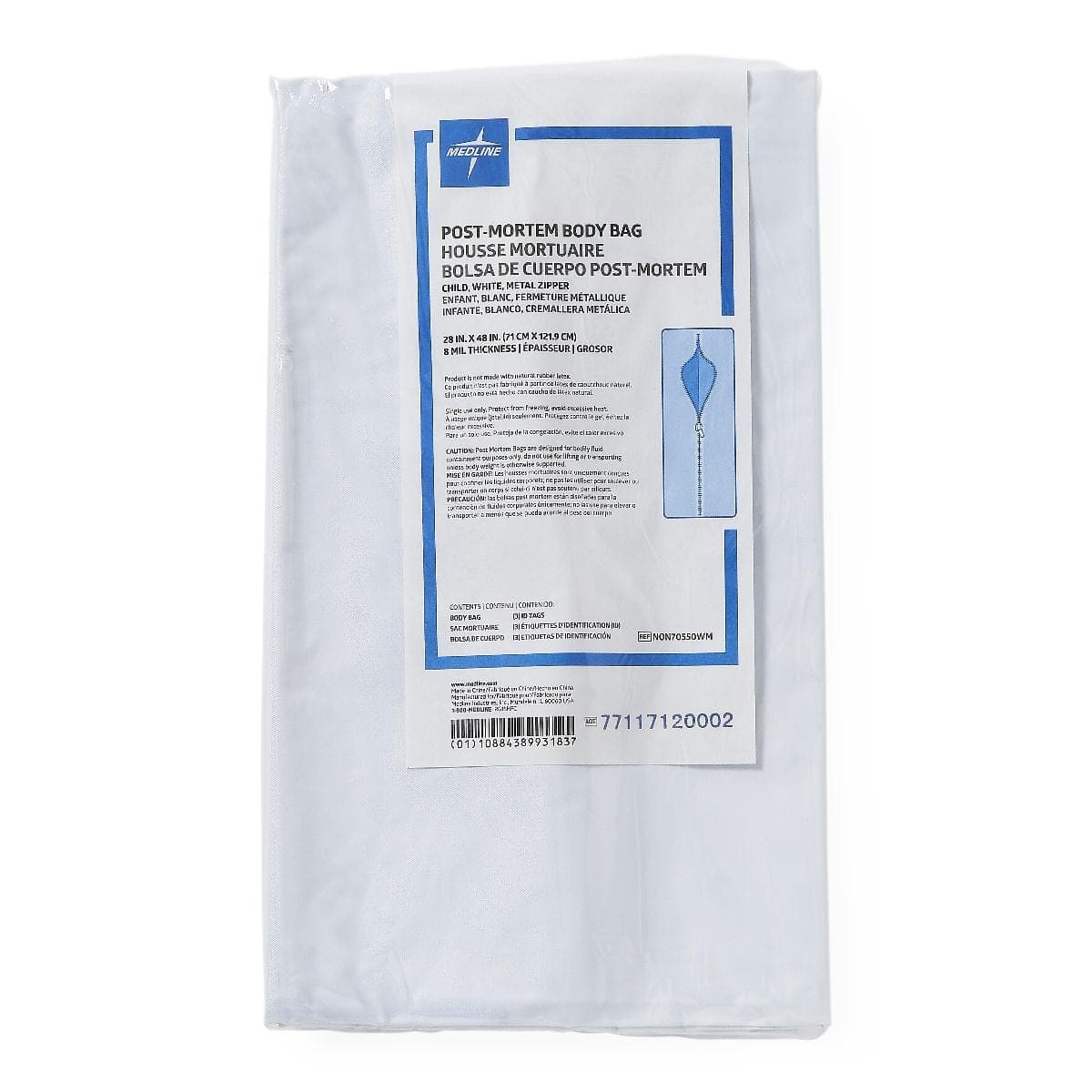 Medline Medline Pediatric Body Bags NON70550WMH