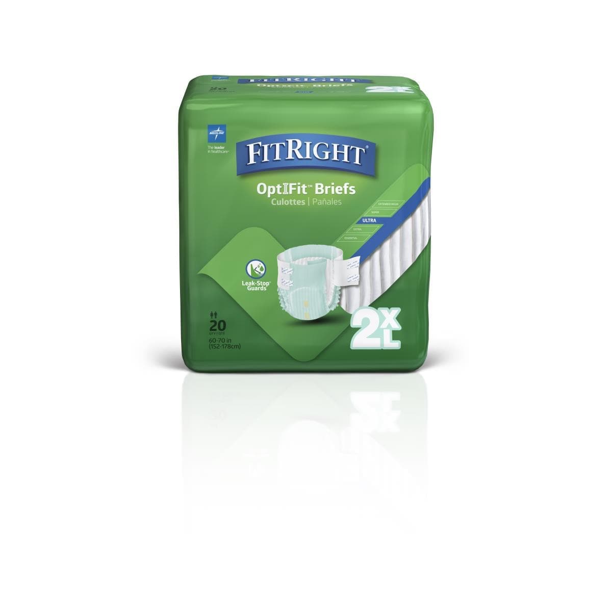 Medline Medline FitRight Ultra Incontinence Briefs FITULTRAXXL