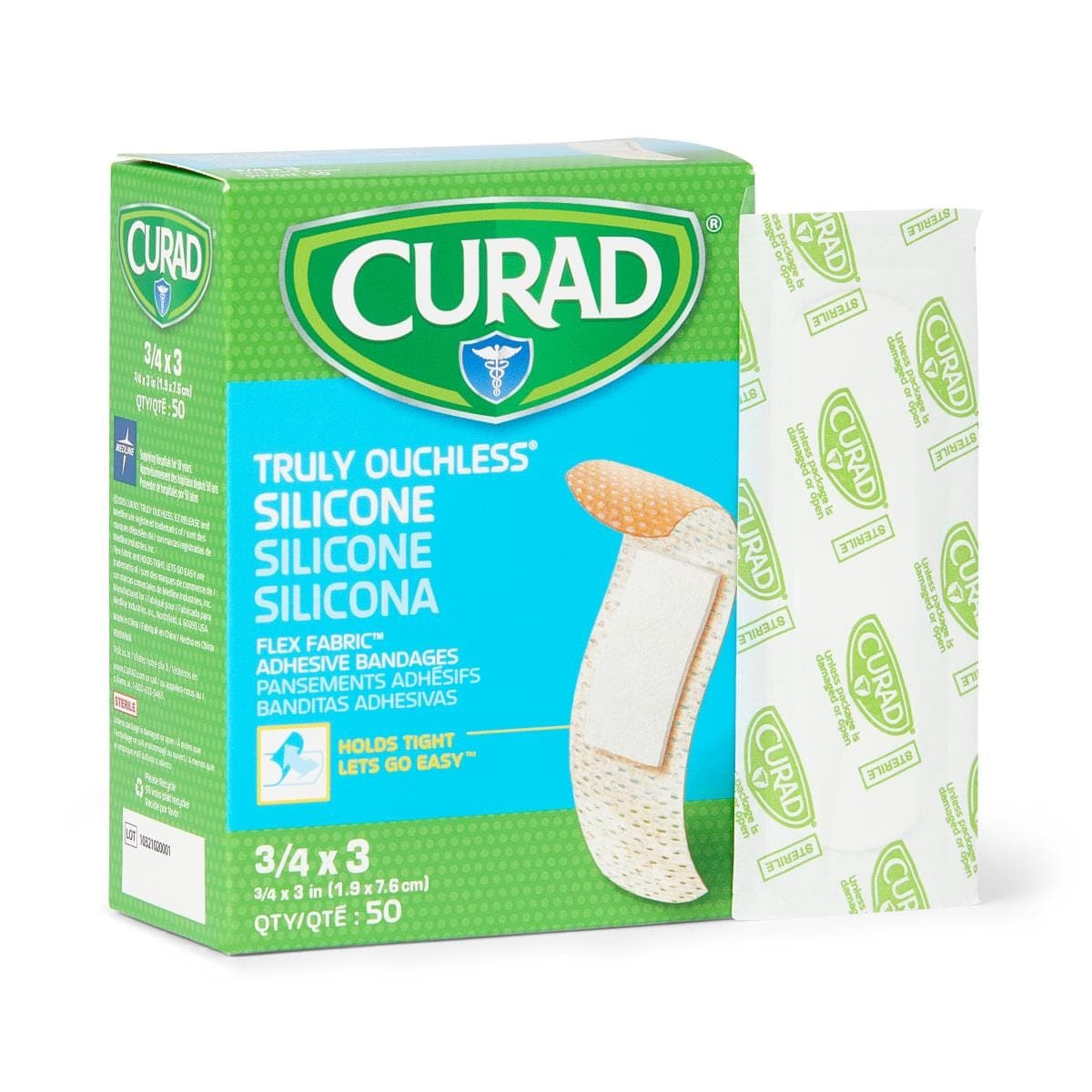 Medline Medline CURAD Silicone Adhesive Bandages NON75100Z