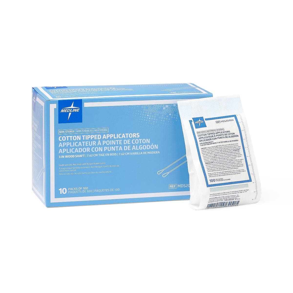 Medline Medline Nonsterile Cotton Tipped Applicator MDS202050