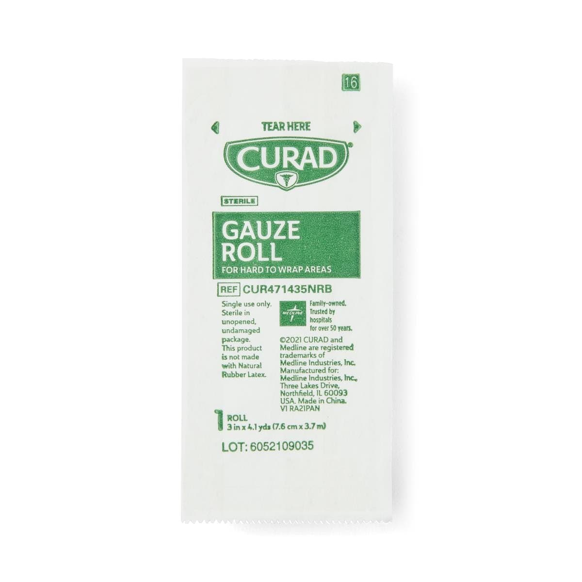 Medline Medline CURAD Stretch Rolled Gauze CUR471435NRBH