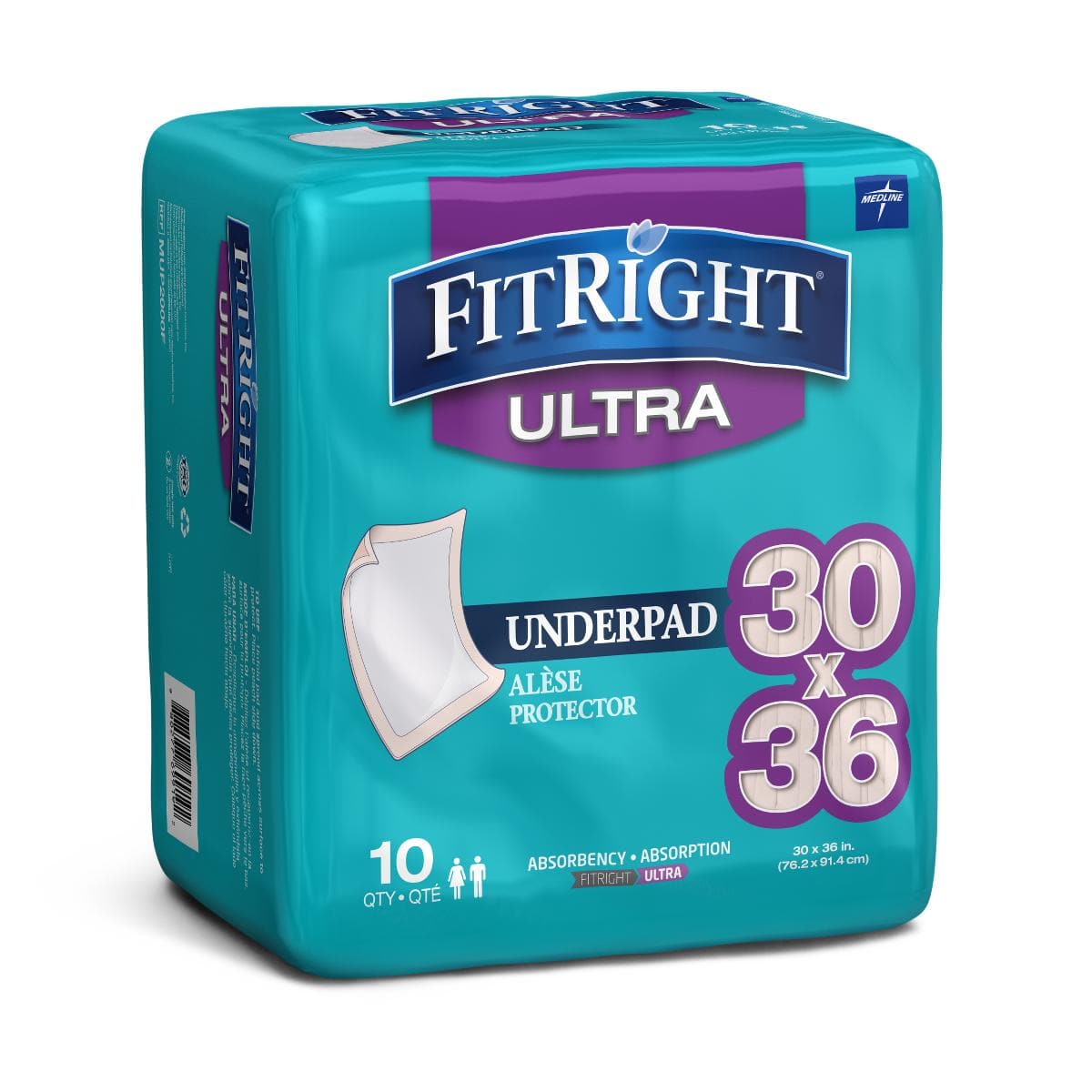 Medline Medline FitRight Underpads MUP2000FZ