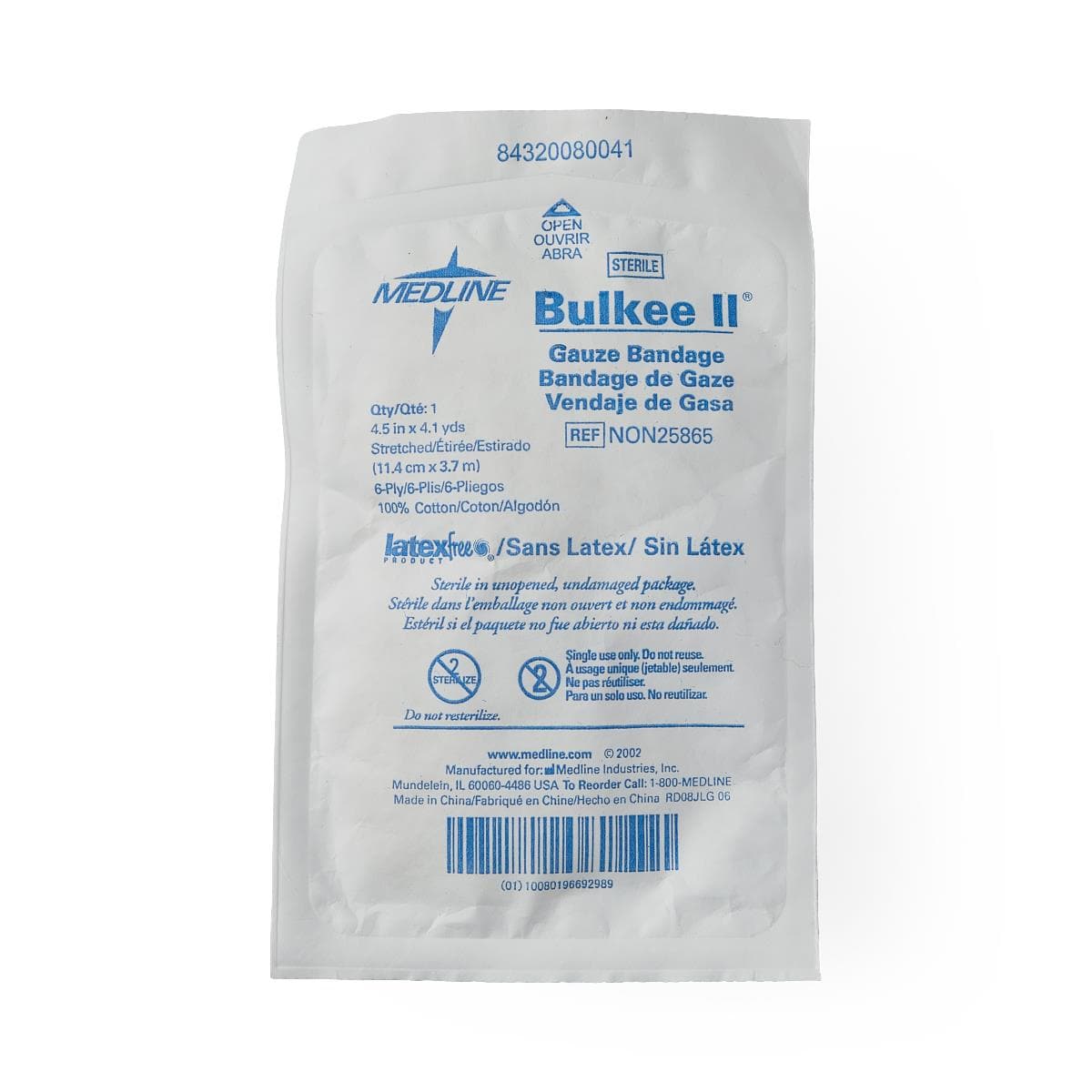 Medline Medline Bulkee II Sterile Cotton Gauze Bandages NON25865