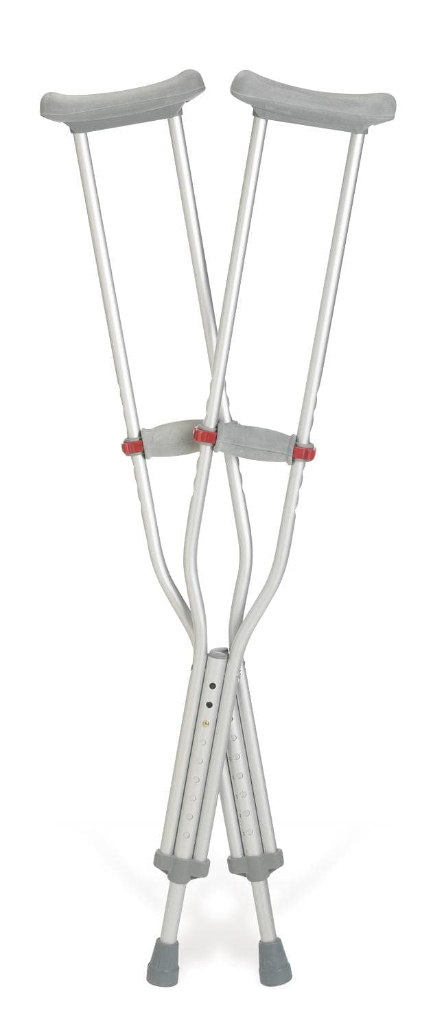 Medline Medline Red Dot Aluminum Crutches G92-214-8