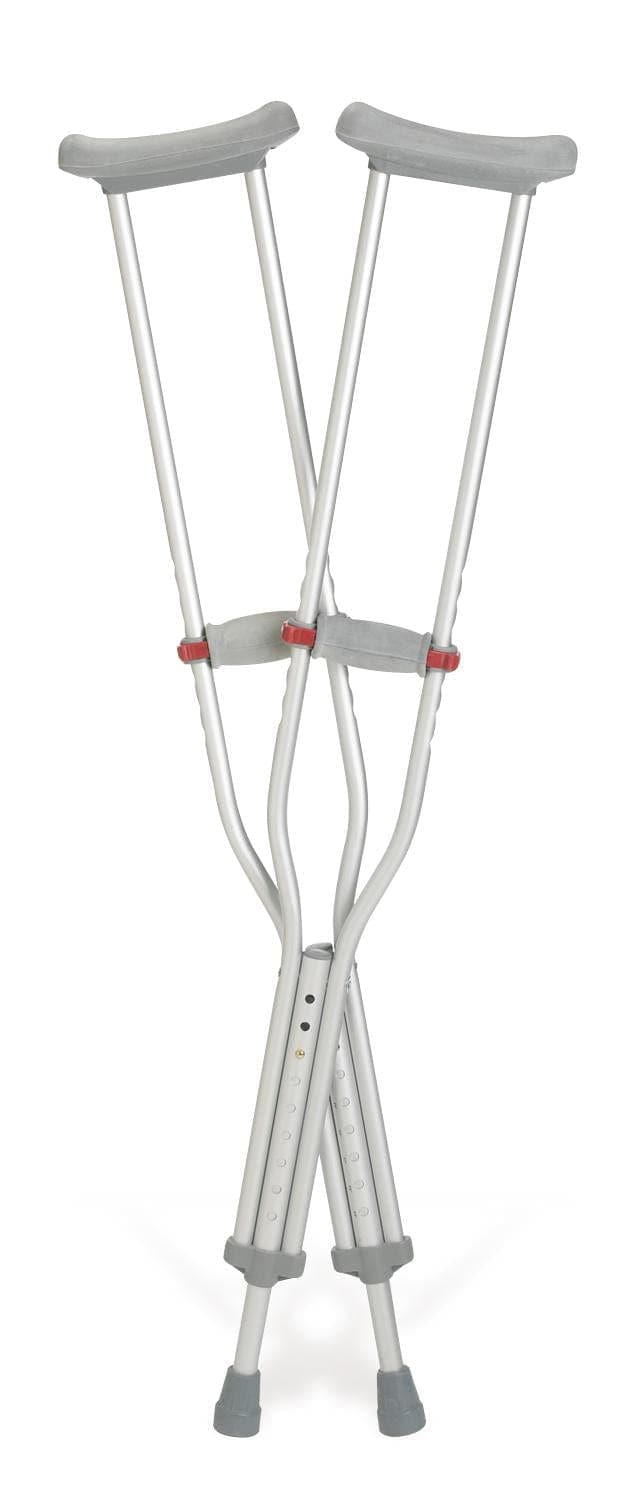 Medline Medline Red Dot Aluminum Crutches G92-214-8H