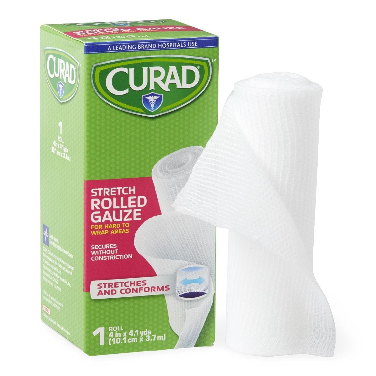 Medline Medline CURAD Stretch Rolled Gauze CUR47144ERB