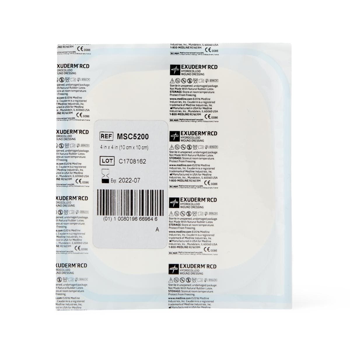 Medline Medline Exuderm RCD Hydrocolloid Wound Dressings MSC5200H