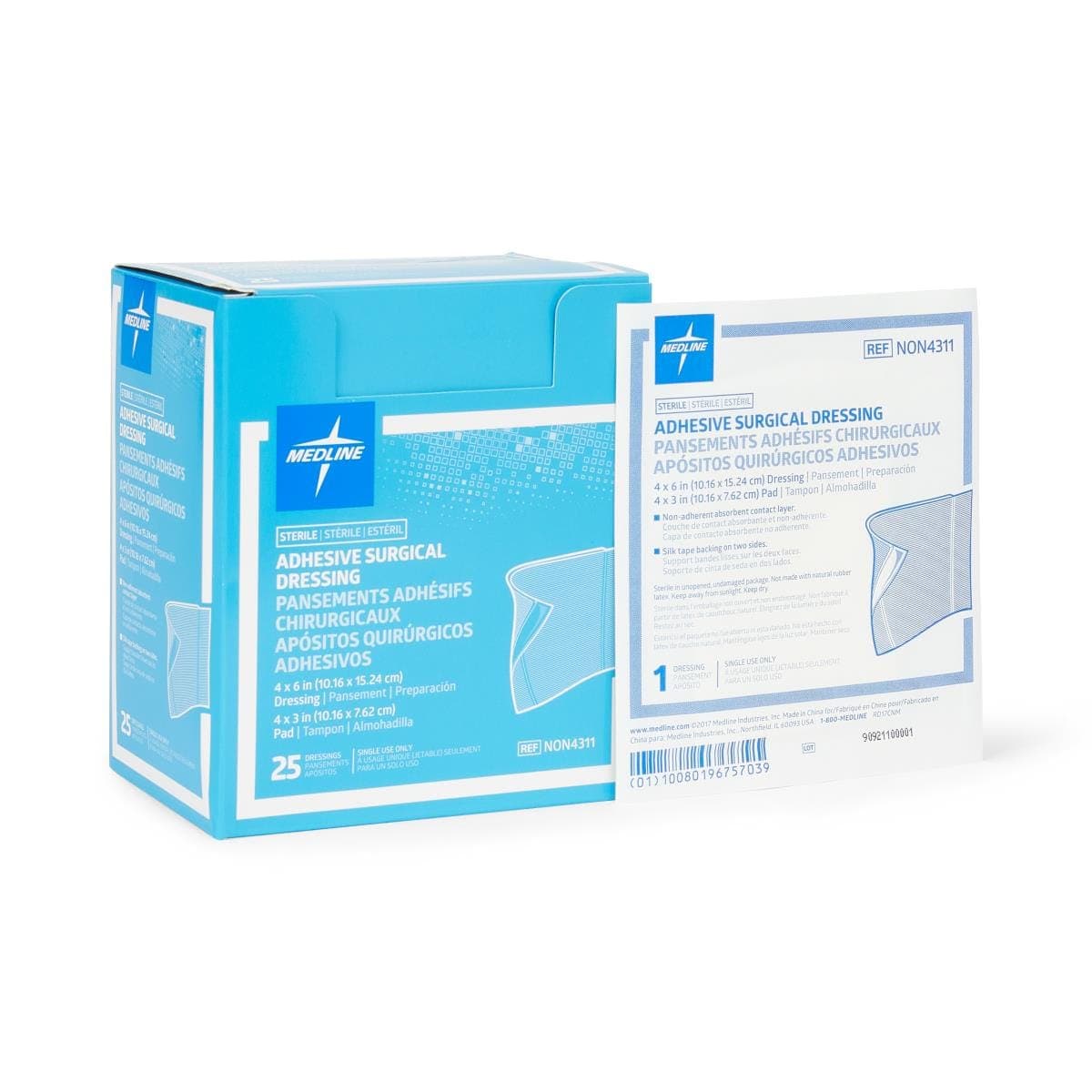 Medline Medline Sterile Surgical Adhesive Dressings NON4311