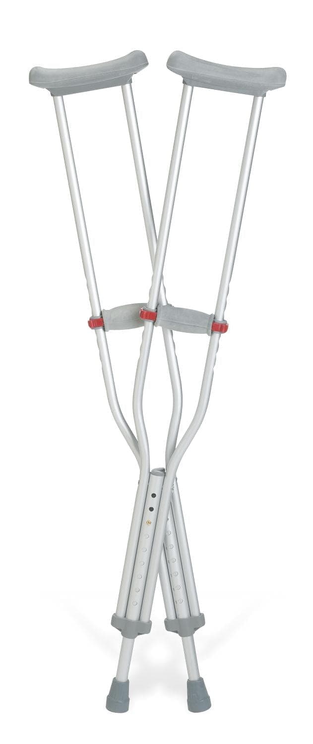 Medline Medline Red Dot Aluminum Crutches G91-214-8