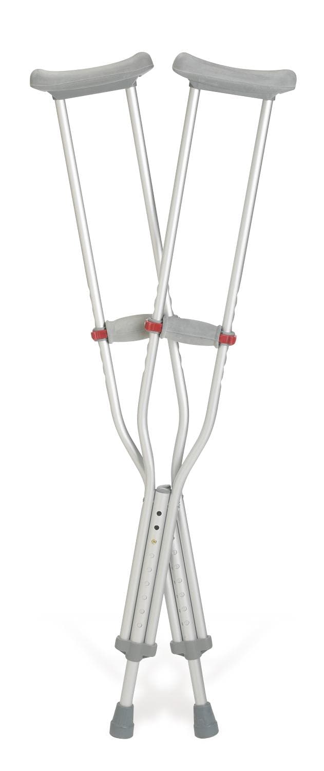 Medline Medline Red Dot Aluminum Crutches G91-214-8H