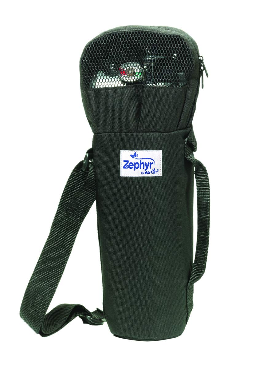 Compass Health Zephyr Shoulder Bag For M6 Cylinder, Black