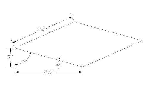Compass Health Alex Orthopedic Bed Wedge, Blue Cover