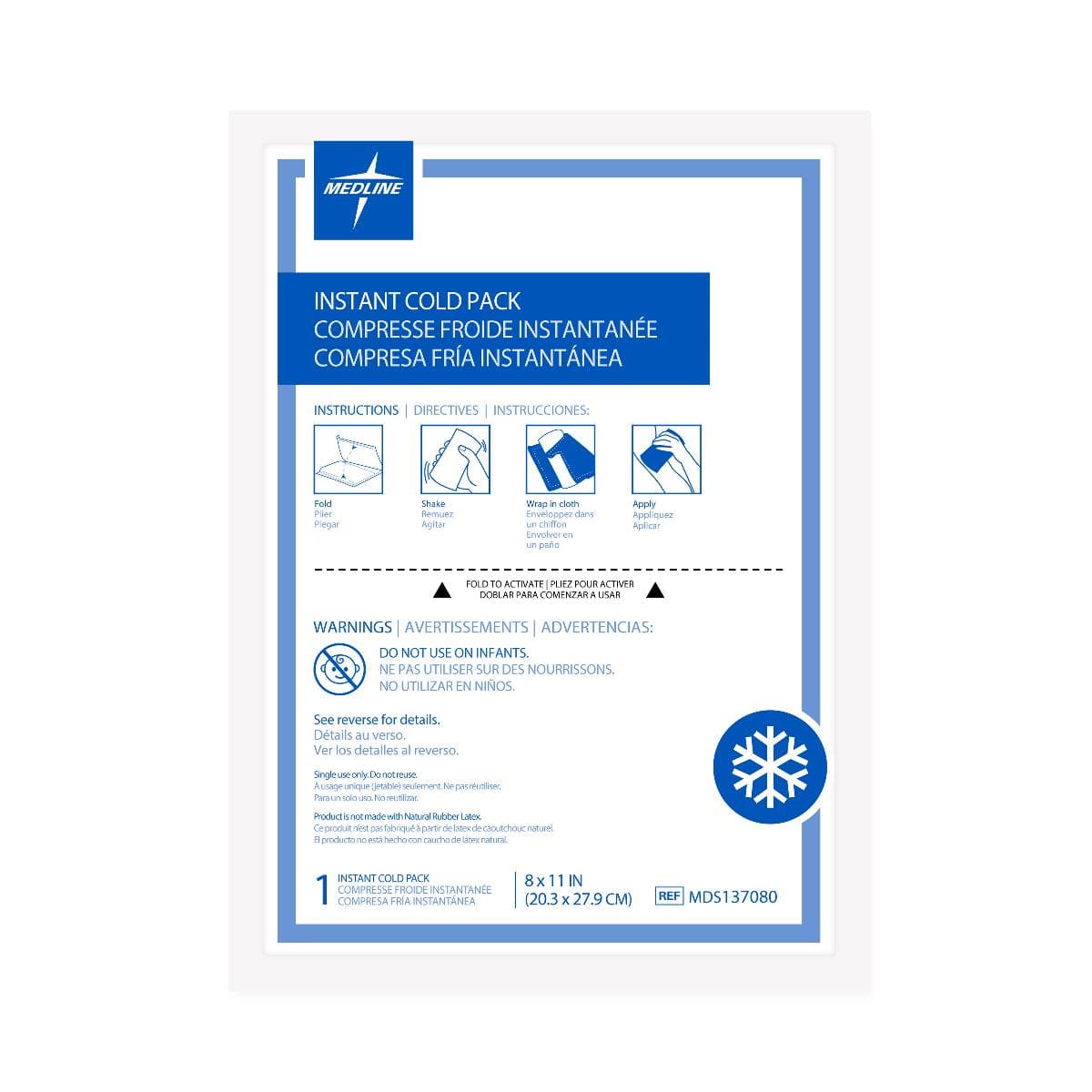 Medline Medline Standard Instant Cold Packs MDS137080