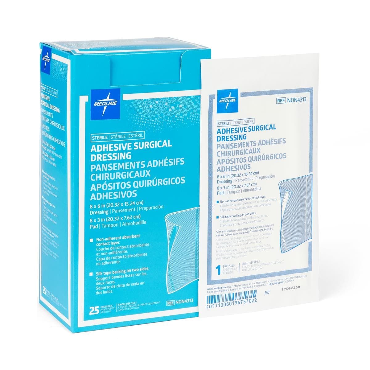 Medline Medline Sterile Surgical Adhesive Dressings NON4313