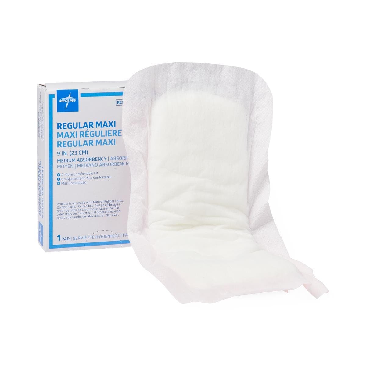 Medline Medline Maxi Adhesive Sanitary Pads NON241278