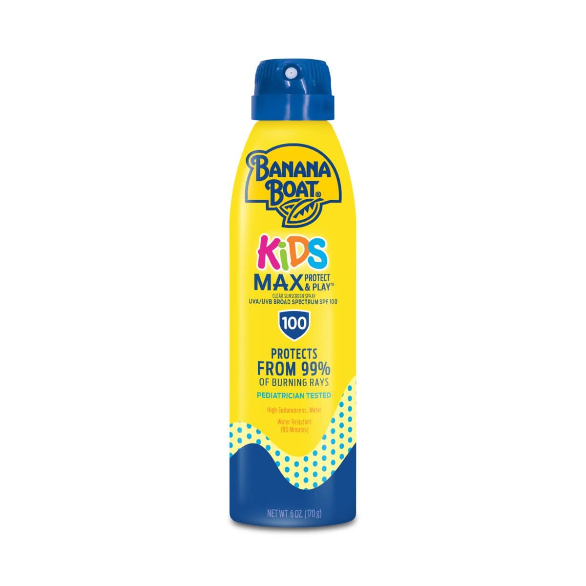 Medline Banana Boat Kids Max Protect Play Sunscreen Spray