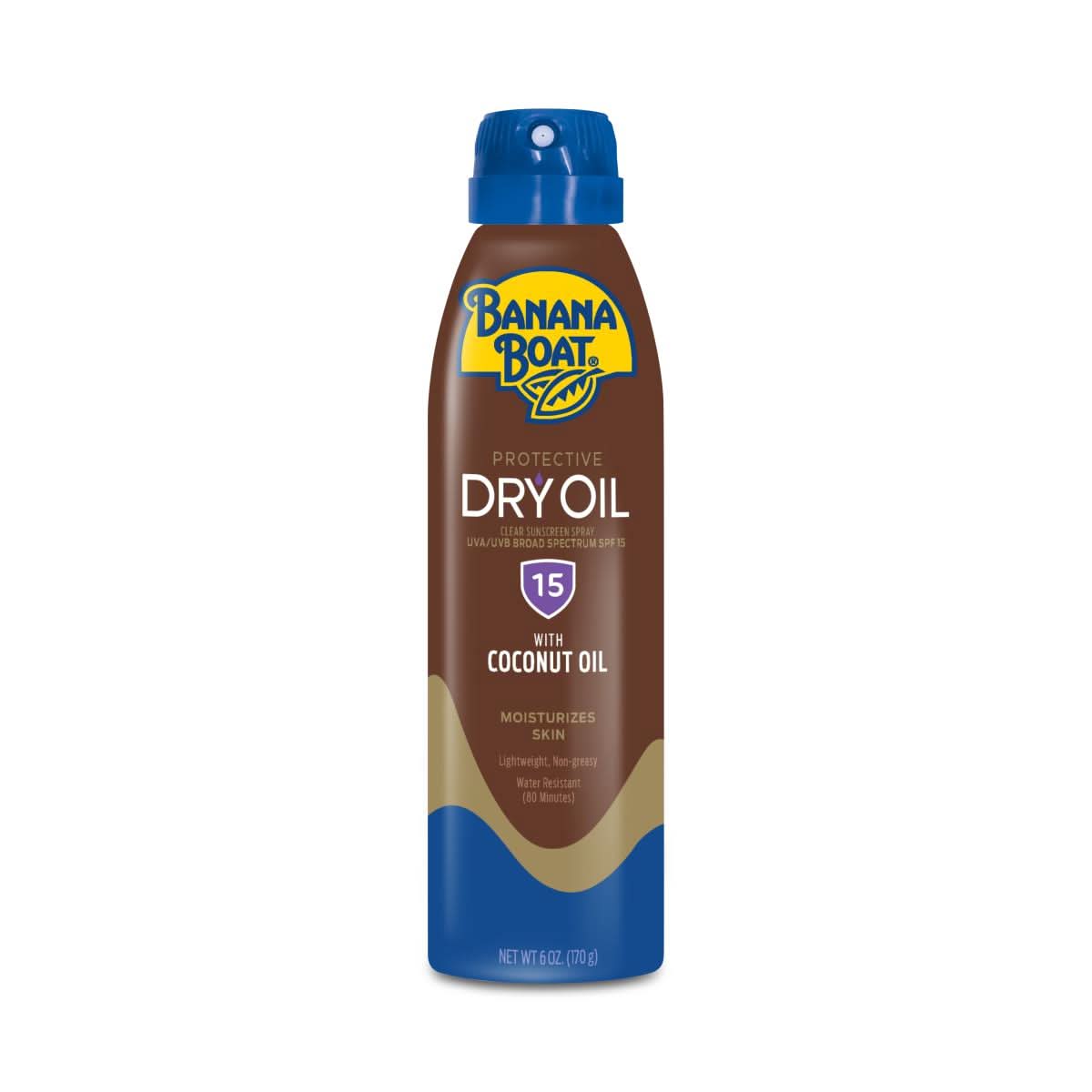 Medline Banana Boat Dry Oil Spray with Coconut Oil