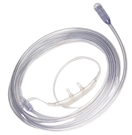 Compass Health Roscoe Adult Curved Soft Nasal Cannula with 25' Supply Tubing 25/CS