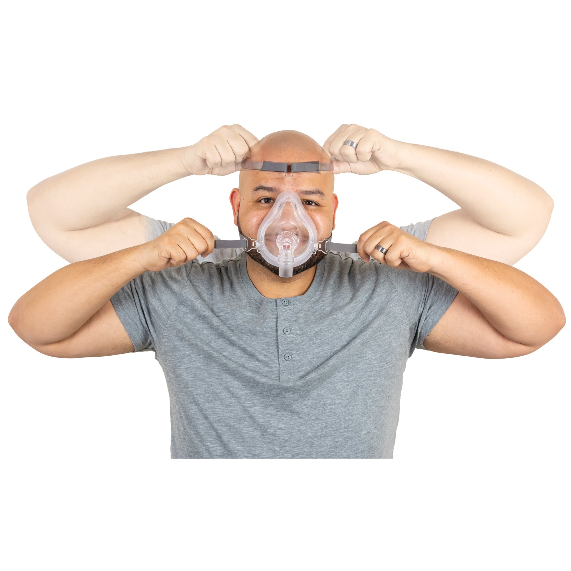 Compass Health DreamEasy 2 Full Face CPAP Mask with Headgear, All Sizes Kit