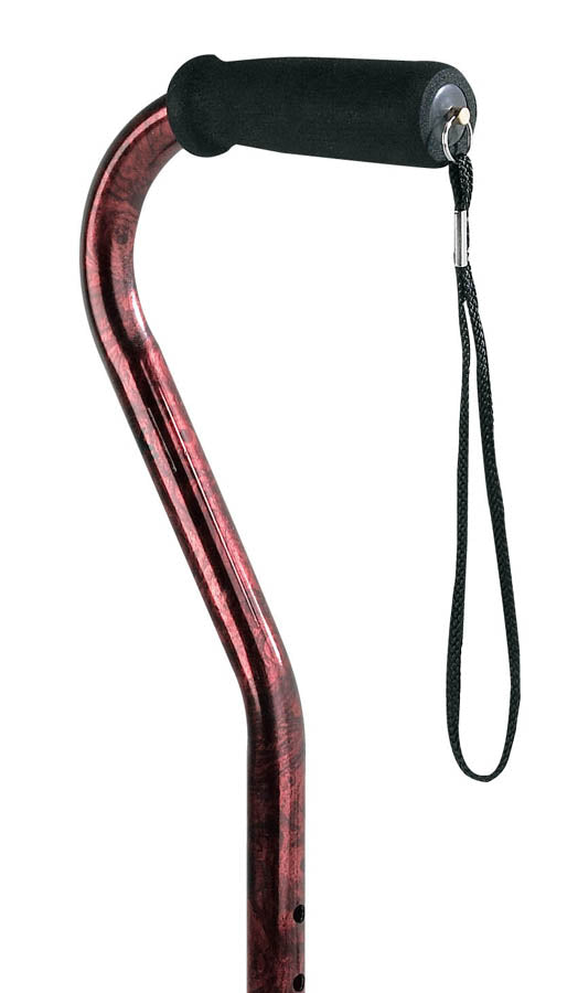 Compass Health Carex Designer Offset Cane - Red