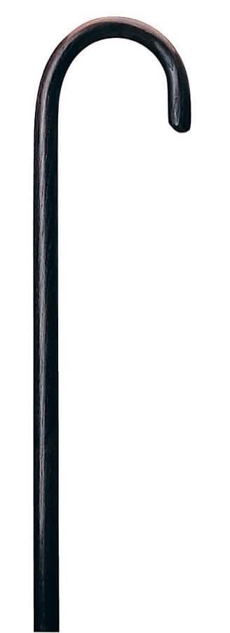 Compass Health Carex Wood Cane w/ Round Handle -1" Walnut