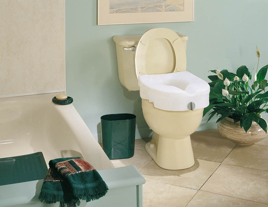 Compass Health Carex E-Z Lock Raised Toilet Seat