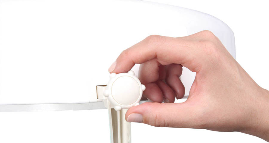 Compass Health Carex Safe Lock Raised Toilet Seat