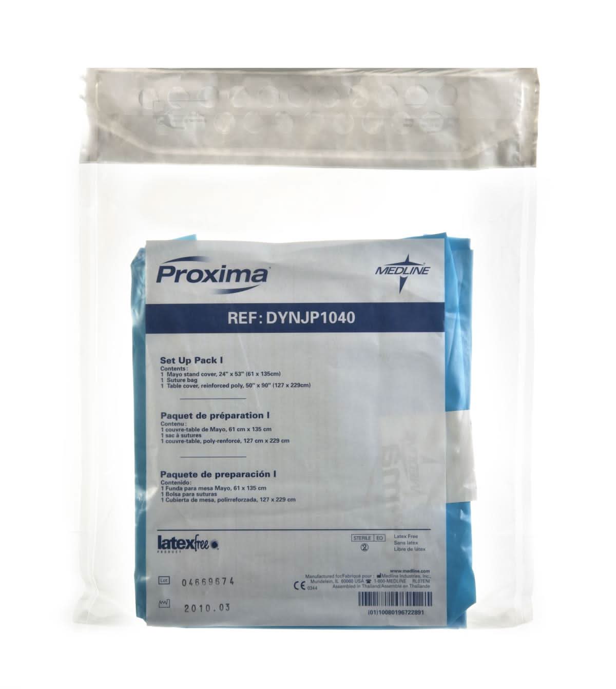 Medline Eclipse Set-Up Surgical Pack without Drape
